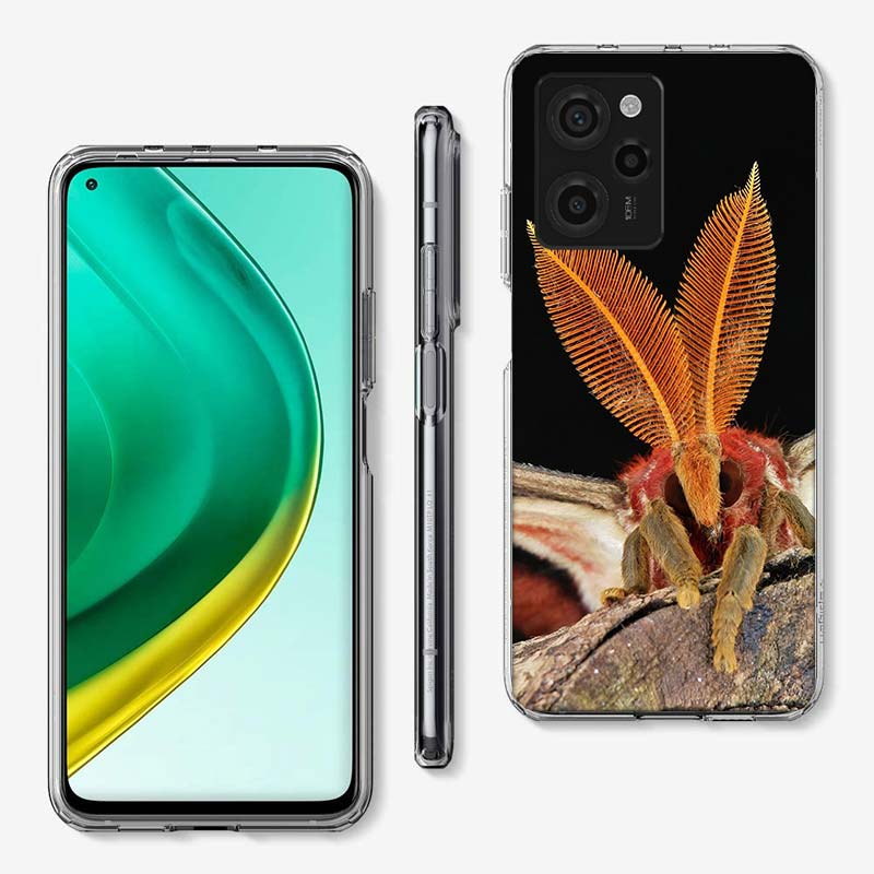 Чехол для телефона Moth Macro Cover для Xiaomi Poco M8 M7 M6 M4 M3 X7 X6 X4 Pro F7 Ultra M5S Mi 14 14T 15 15T 12T 10T Pro 12S 12 11 Lite