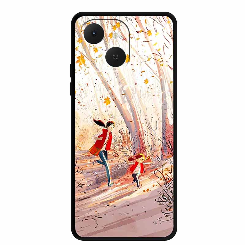 Чехол для телефона Tecno Spark 40C, Силиконовый бампер, Милый мягкий ТПУ чехол для Spark 40 C, Чехол-защита Tecno Pop 10 Pro