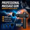 Перкуссионный массажный пистолет для глубоких тканей для спортсменов. 99 скоростей ЖК-дисплей. Массажер для тела с 8 насадками, для облегчения боли во всем теле, тихий.
