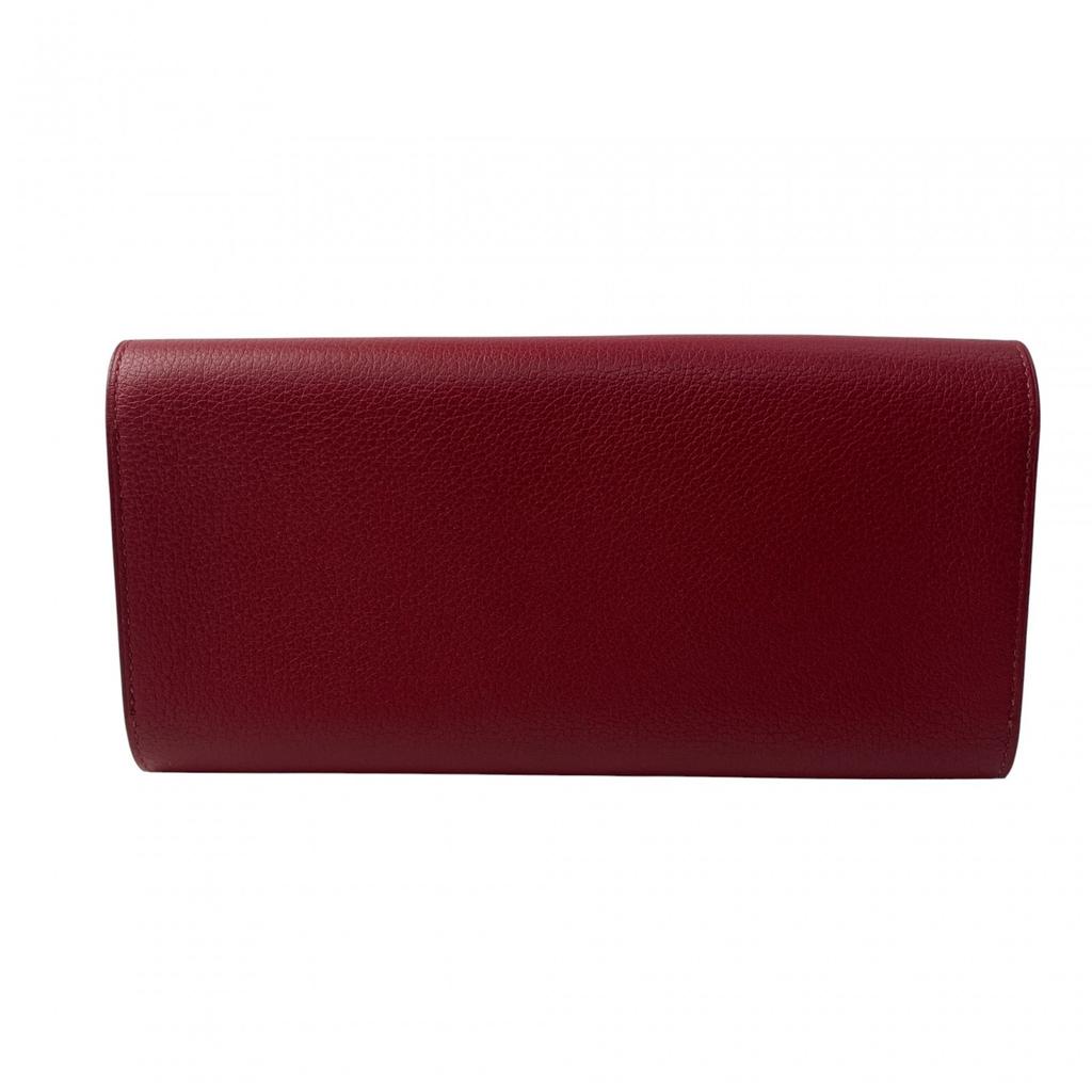 Подержанный кошелек HERMES Красная серия Evercolor Женский