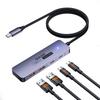 10 Гбит/с концентратор с 4 портами, 2 USB Gen 2 концентратор с 2 и 2, док-станция расширения данных 10G с 1-метровым нейлоновым плетением, совместим с MacBook, iPad, iPhone, Galaxy и другими
