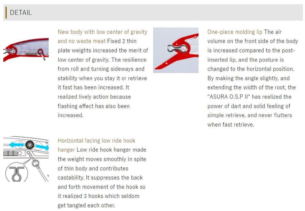 OSP Asura II 92,5 мм 8,4 грамма Suspend Lure H-09 (5161)