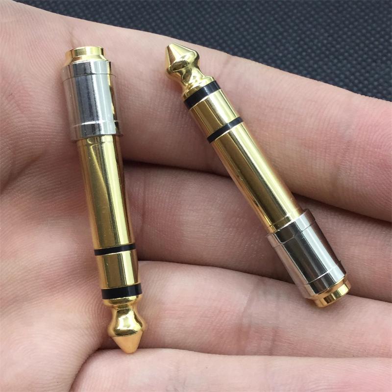 Jack 3.5 To 6.35 Audio Adapter 6.5mm To 3.5mm Jack Converter Male To Female Connector Gold Plating Headphone Microphone AUX Plug