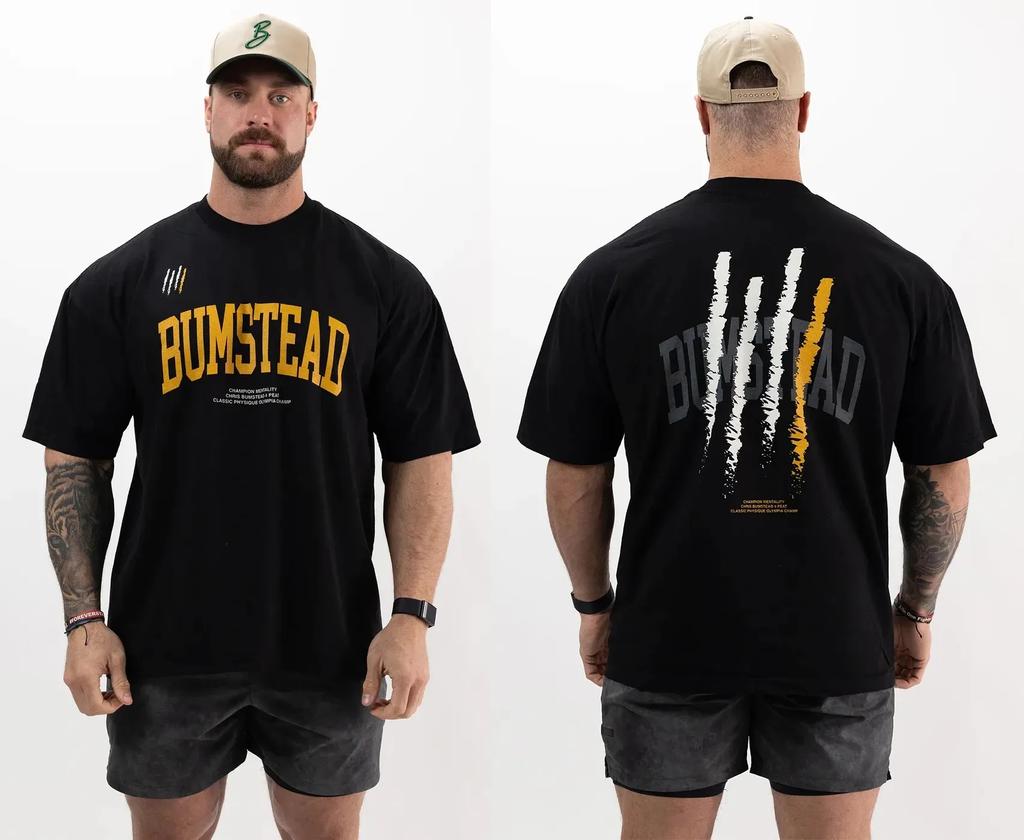 2025 Men's and Women's CBUM T-shirt Summer Fitness High Quality Cotton T-shirt Casual Black Top Oversized Street Short Sleeve