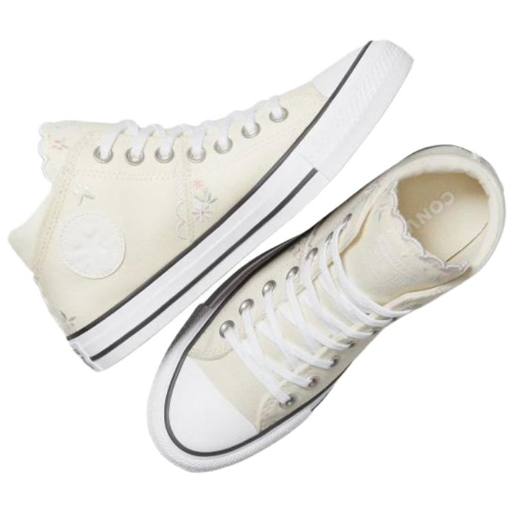 Converse Кеды All Star Madison Soft Comfortable Mid-Top Canvas Shoes Женские кроссовки Молочно-белые A13507C