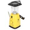 LED Camping Lantern Solar Hand Crank Battery Charging Adjustable Brightness 8 LEDs Support FM AM