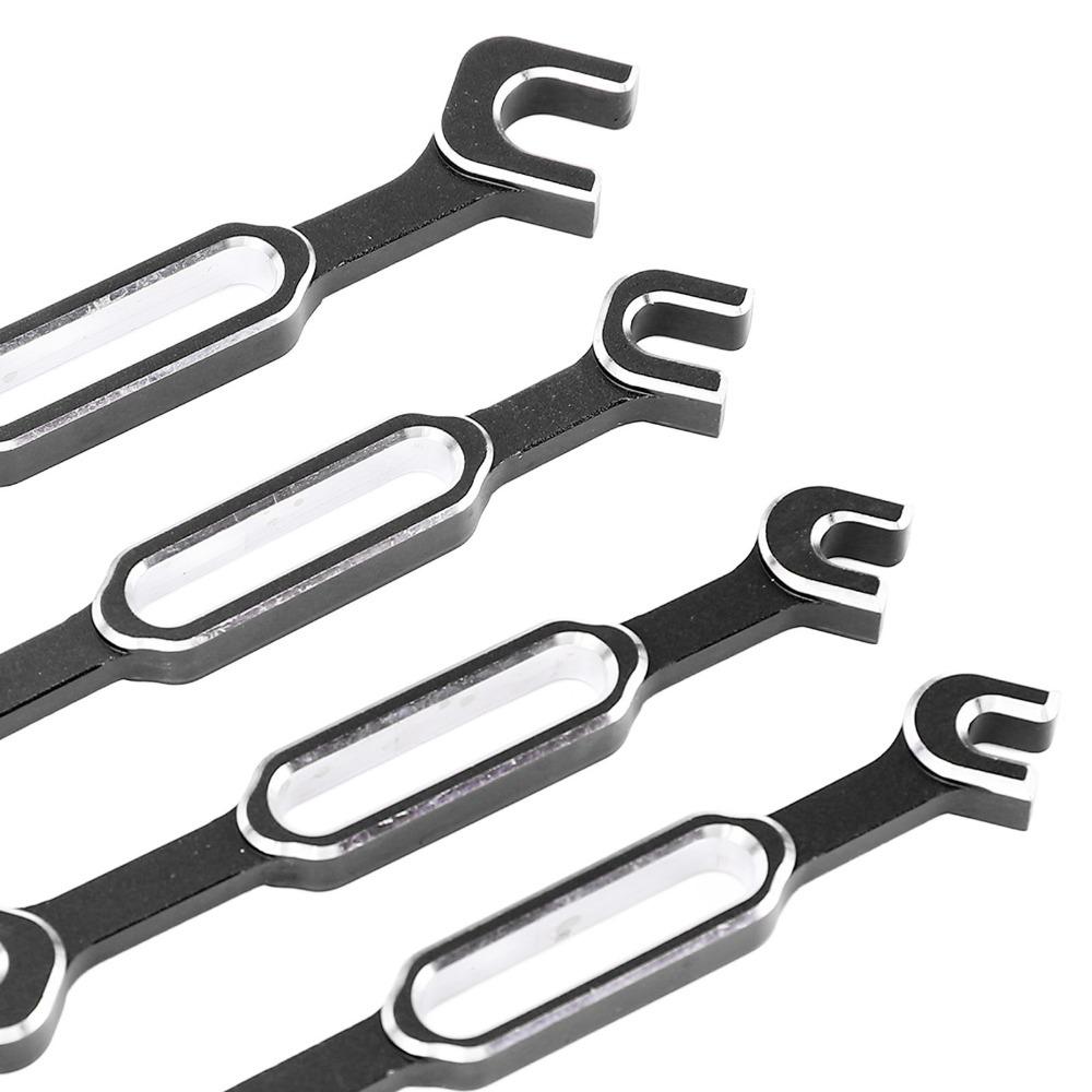 4Pcs/Set Aluminum Alloy Turnbuckle Nut Remover Multifunction RC Maintenance Spanner For RC Crawler