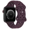 Силиконовый ремешок для Apple Watch Band Ultra 2 49 мм 46 мм 45 мм 44 мм 42 мм Спортивный дышащий браслет для IWatch Series 10 9 8 7 6 SE 5
