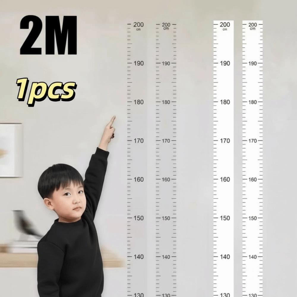 Waterproof Child Growth Chart Self-adhesive Height Measuring Tape Growth Chart Sticker  For Toddler