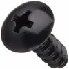 KITACO Aluminum Tapping Screw (M5 X 16mm/8 Pieces) General Purpose Black 0900-056-08001