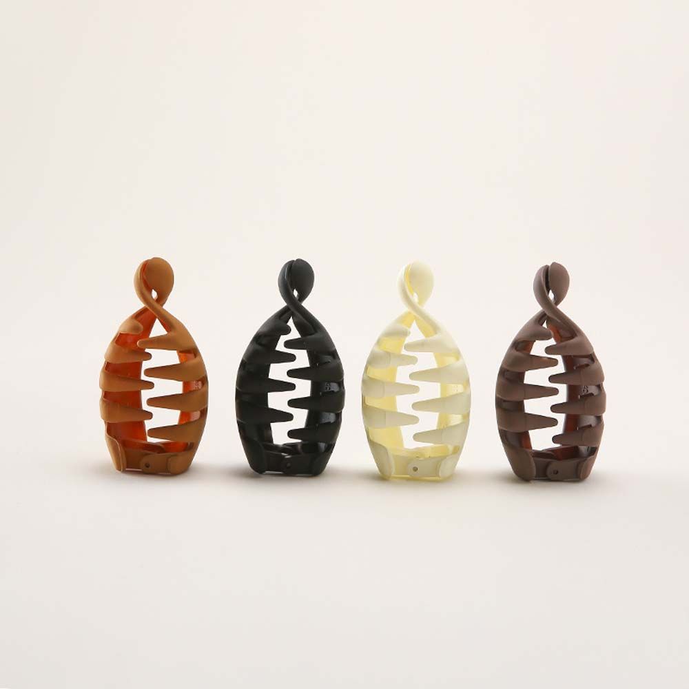 Vertical Clip Solid Color Wome Hair Claw Korean Style Hair Clip Headwear Banana Clip Girls Hairpin