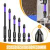 Набор отверток Magnetic D1 Anti-Shock Batch Head High Hardness Non-Slip Impact Bits Cross 25/50/65/70/90/150 мм Ph2