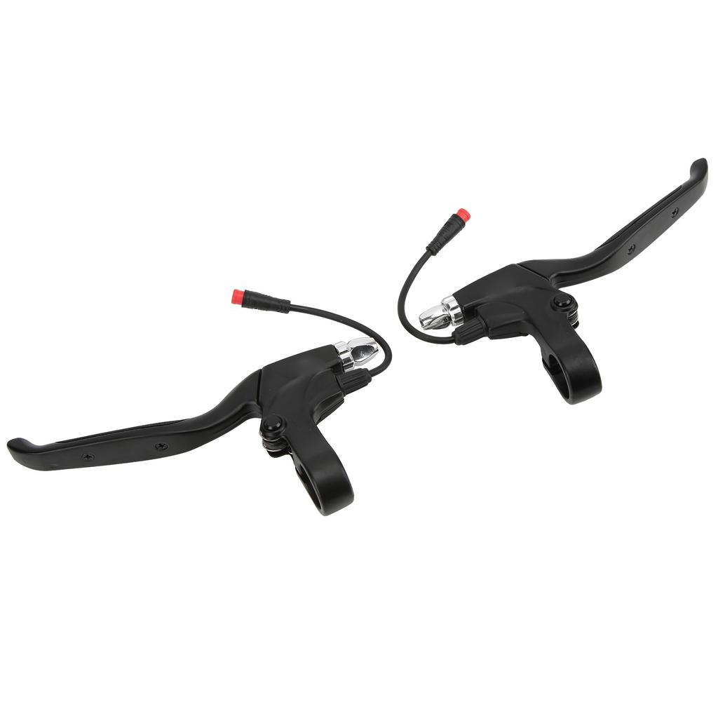 1 пара рычагов тормоза для электрического скутера, левая и правая ручки тормоза с 2-контактным водонепроницаемым разъемом для 2