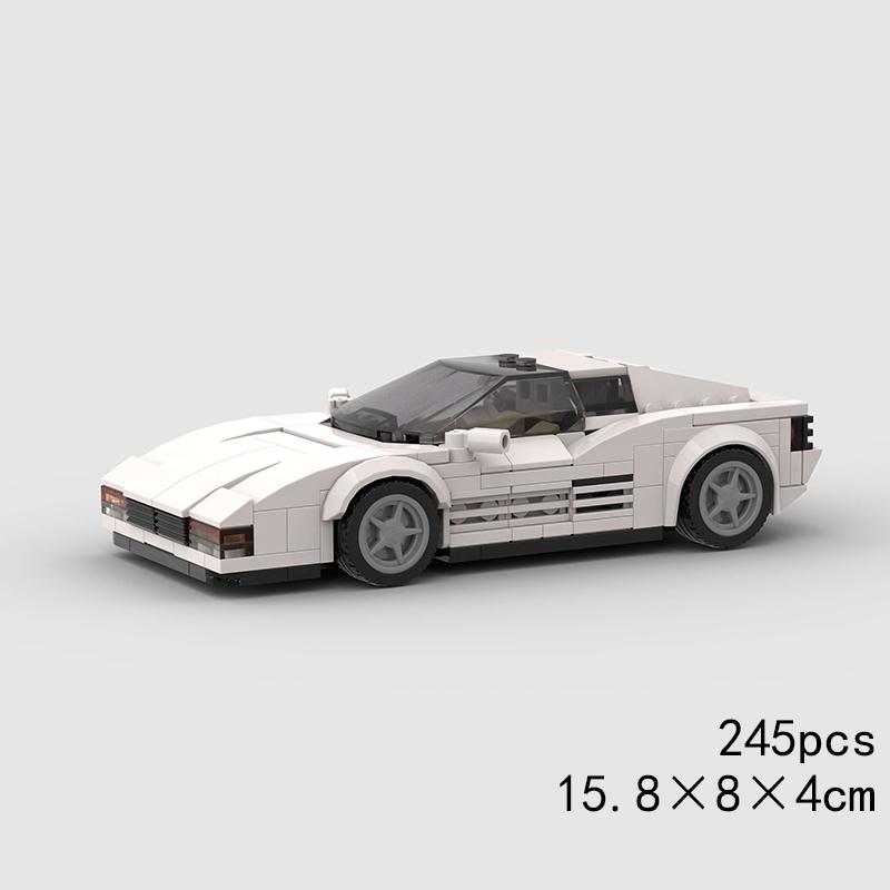 MOC Скоростной Грузовик для Гонки Строительные Блоки - Техническая Модель Суперкара Транспортного Средства Кирпичная Игрушка