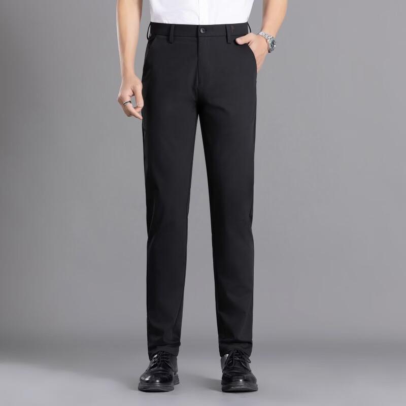 Мужские прямые эластичные брюки Fengxun в стиле business casual