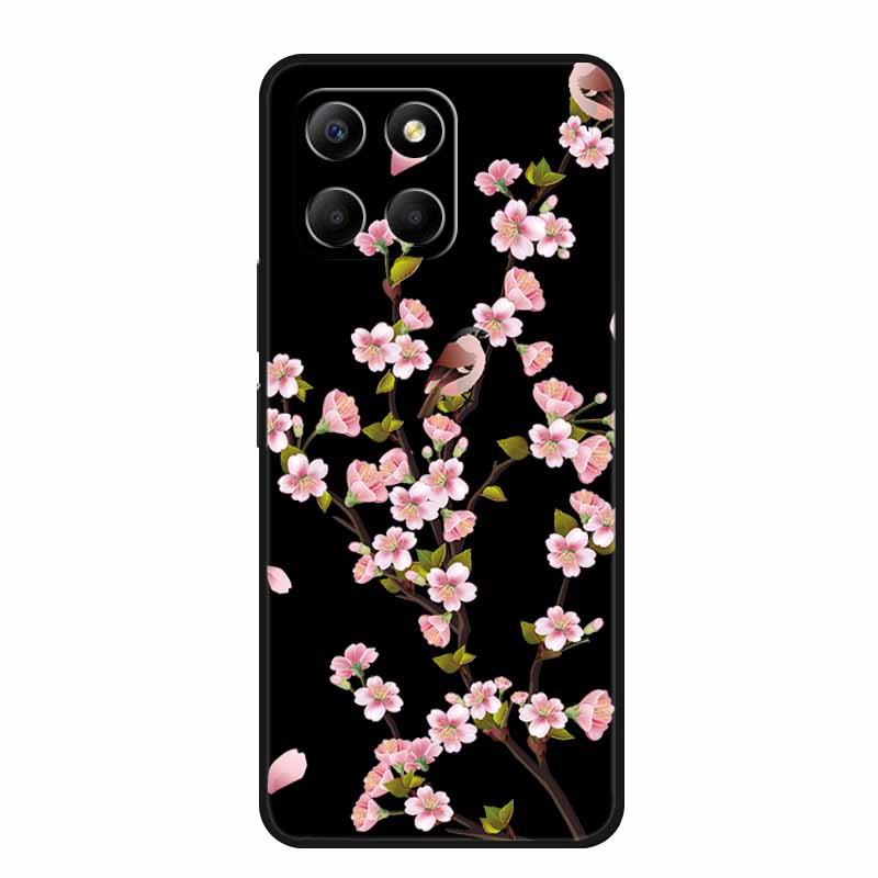 Мультяшный чехол для Honor X7c X8c X8b X5b Plus Play 9A X6b X6c Чехол для телефона X 8 7 6 C Coque Милый Кот Черный Силикон Мягкая Задняя Крышка