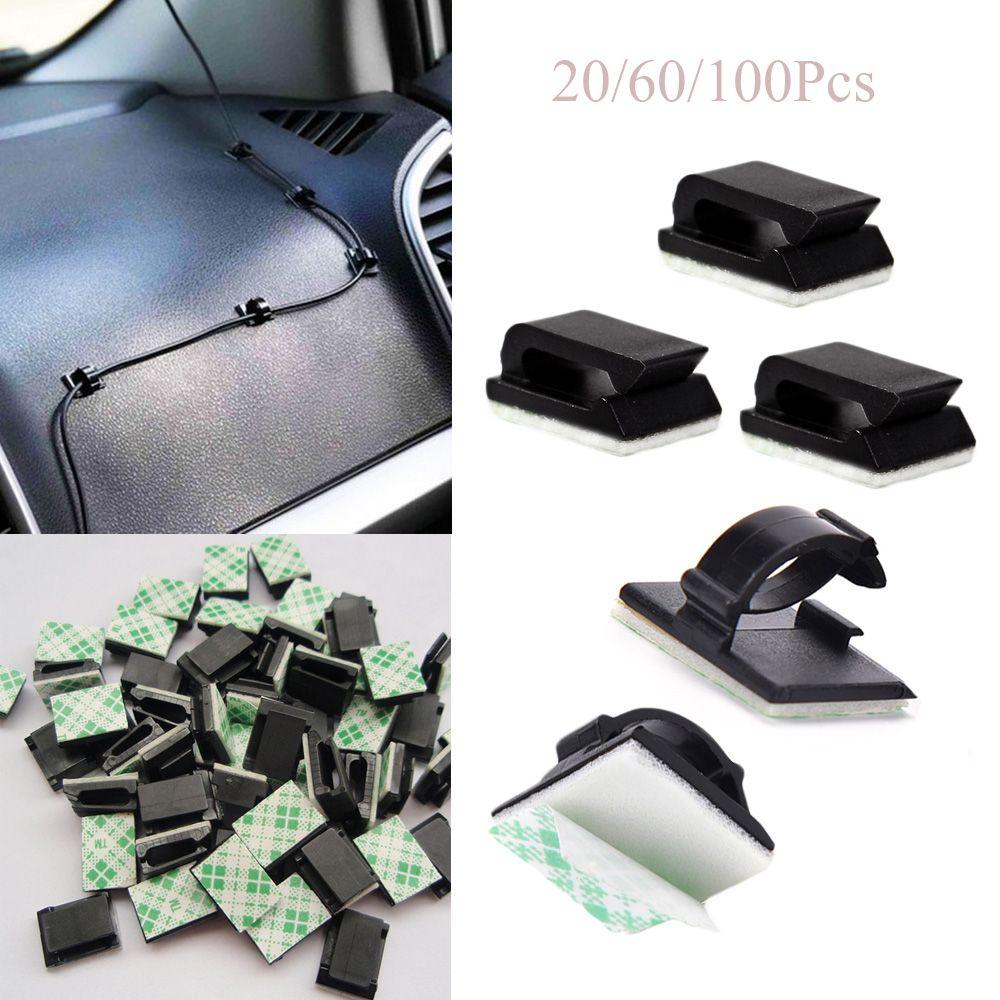 Hot Fastener Plastic Organizer Clamp Wire Management Buckle Line Fixer Holder Cable Clip