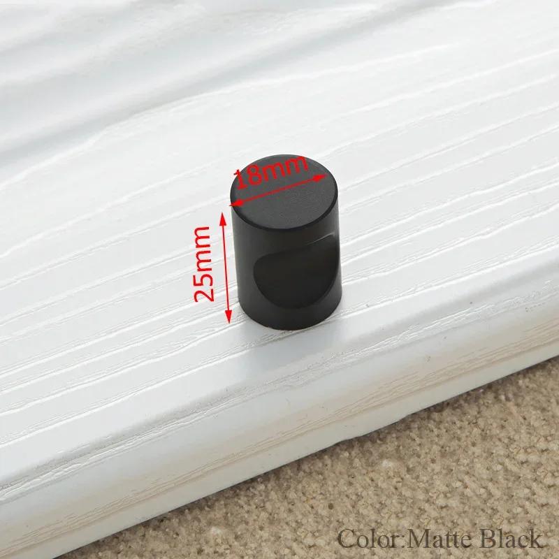 96 128 160 192mm Aluminum Modern Simple Dumb White Cabinet Shoe Cabinet Wardrobe Door Handle Black Drawer Kitchen Door Handle.