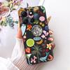 For Motorola Moto G86 Power Cute Flower Butterfly Cat Painted Case For Moto G86 G86Power Black Silicone Soft Phone Cases