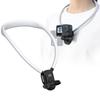 VRIG Necklace Mount POV Mount GoPro Accessories Fishing Neck Hanging Chest Belt Opening Ultra Lightweight Convenient Made of Food Grade Silicone