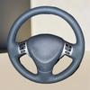 Оплетка на руль из микрофибры для Toyota Corolla 2009-2013, Matrix 2009-2010, интерьер автомобиля, стайлинг автомобиля