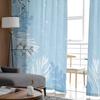 Plant Leaves Flowers Branches Simple Sheer Curtains Living Room Window Tulle Curtains Bedroom Veiling Curtains Luxury Drapes