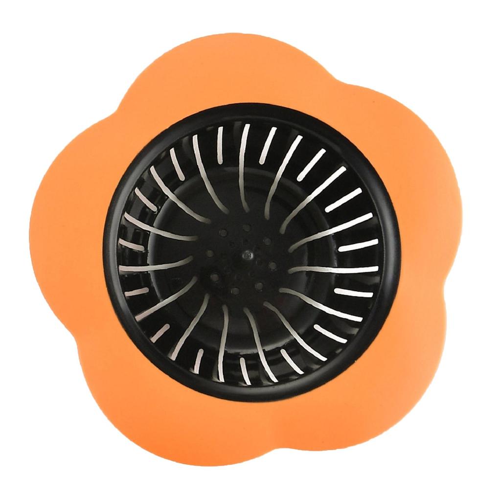 Sagit Flower Shaped Silicone TPR Kitchen Sink Strainer Bathroom Shower Sink Cover Sewer Filter Bathroom Tool