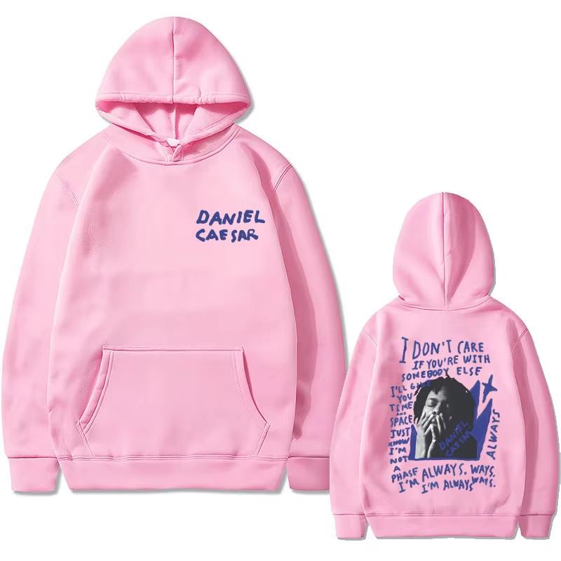 2026 Горячая Распродажа Худи с Принтом Daniel Caesar Never Enough Always для Мужчин и Женщин Харадзюку Винтажная Толстовка с Принтом Модная Уличная Одежда для Повседневных Образов