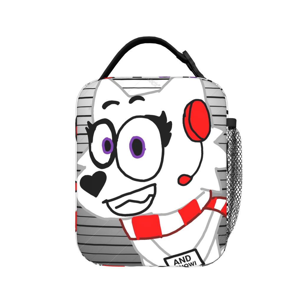 Tylers And Snowi Gaming Lunch Bag For Men Print Lunch Box Funny Office Cooler Bag Portable Oxford Tote Food Bags
