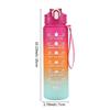 Portable Sports Water Cup 750ML Large Capacity Clear Drink Bottle  for Outdoor Sport Fitness