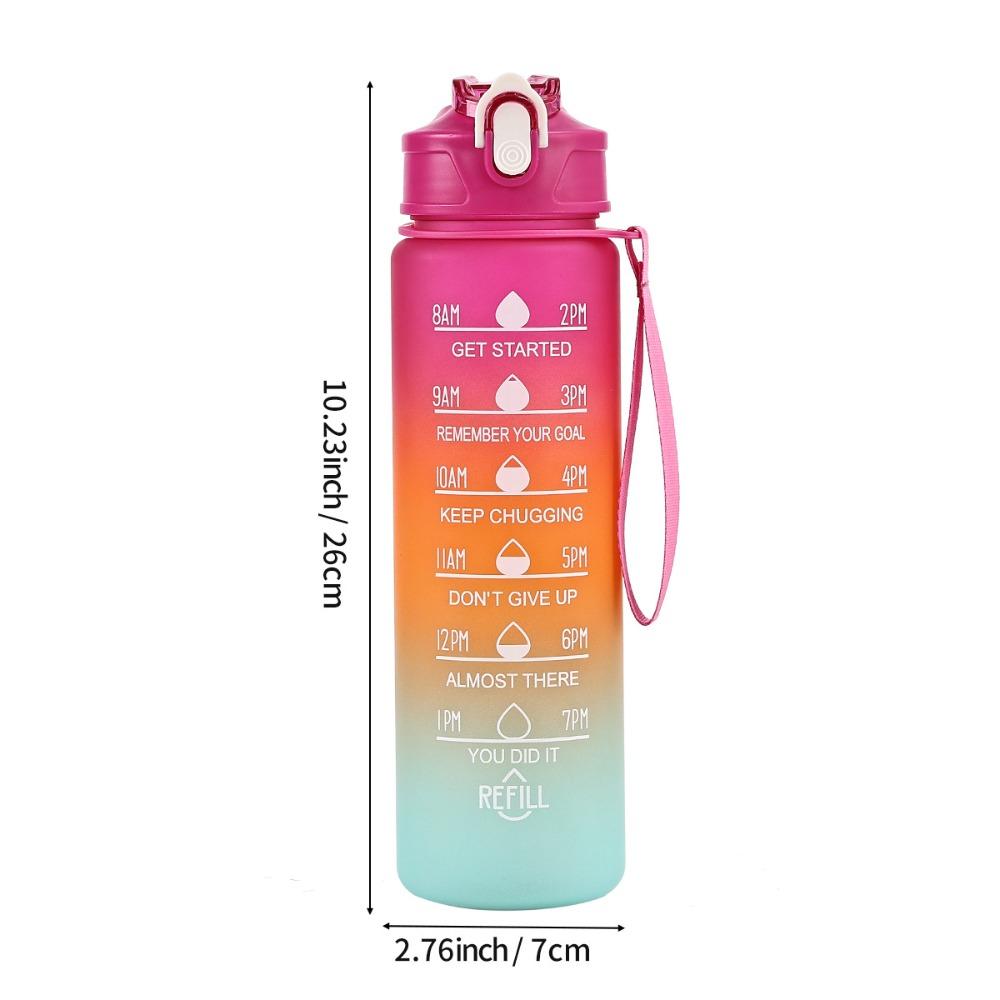 Portable Sports Water Cup 750ML Large Capacity Clear Drink Bottle for Outdoor Sport Fitness