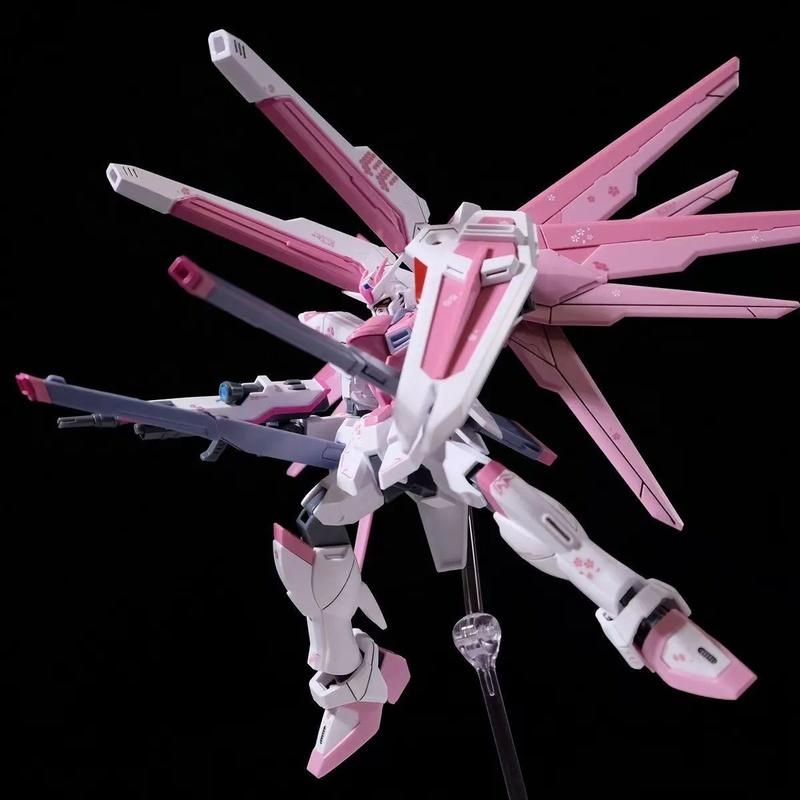 HG 1/144 Сакура Розовый Фридом Ситроен Версия для Ремонта Маски Модель Сборная Фигурка Меха Фигурки Действия Кукла-Украшение Пазл-Игрушка для Мальчика