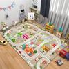 Educational Traffic Town Play Rug Anti-slip Durable Washable Floor Mat Kids Bedroom Playroom Carpet Home Decoration