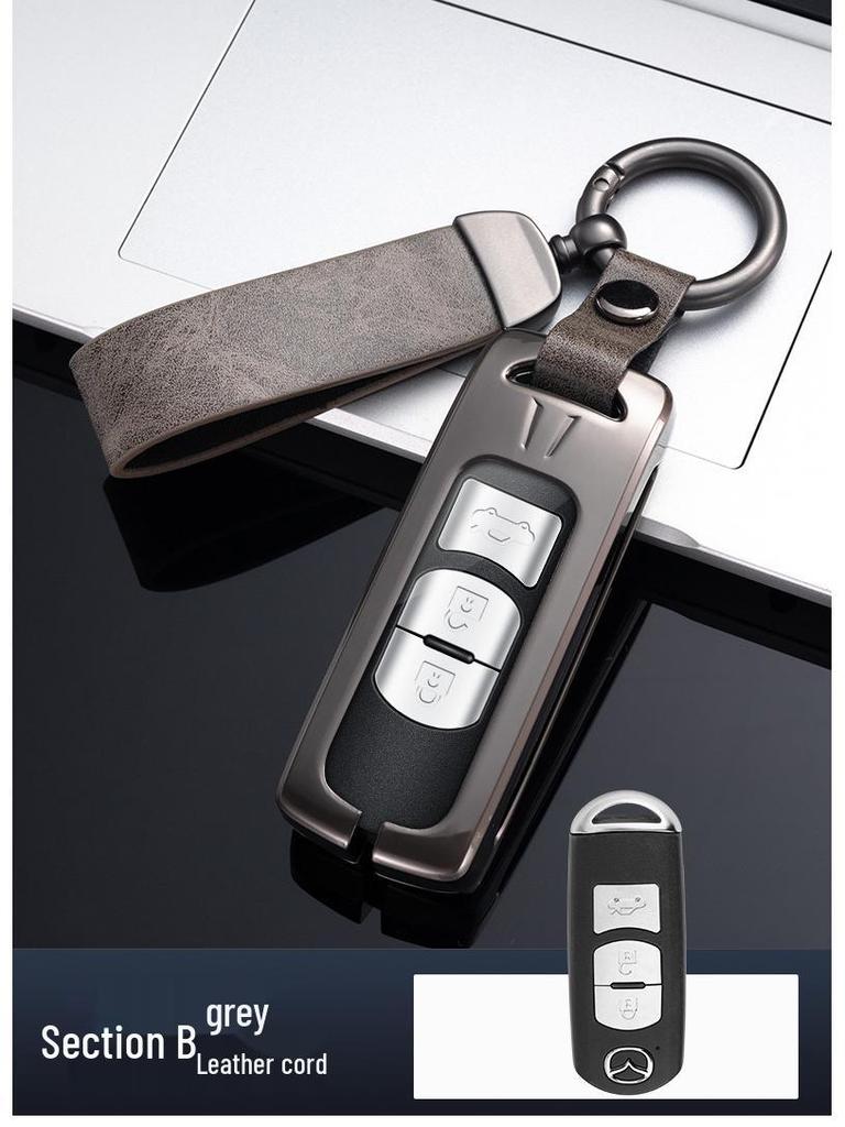 Mazda Key Cover for Models 3, Axela, CX4, Atenza, CX5, Ruiyi, CX30, and Next 6