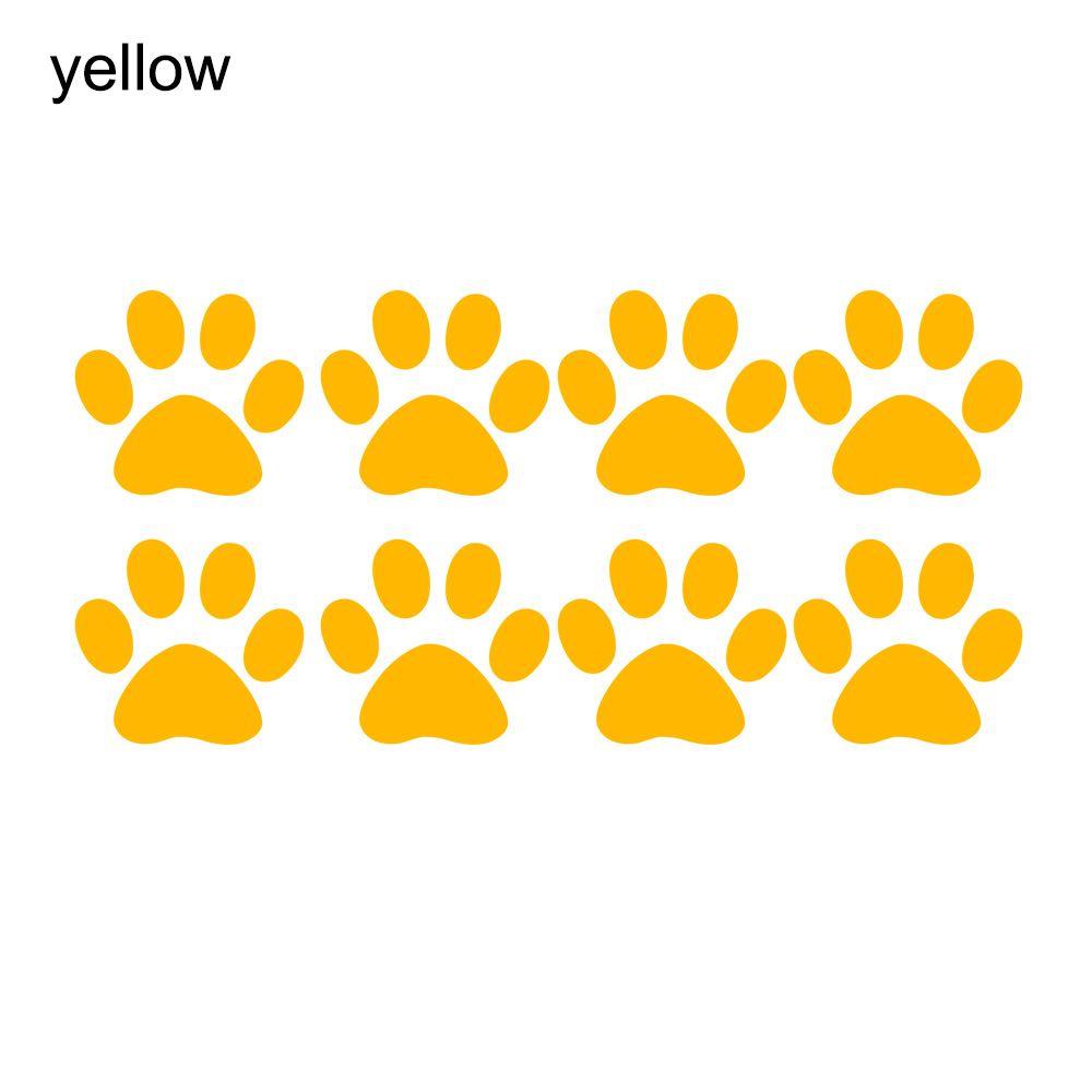 Automobile Decoration Creative Fashion Footprint Prints Car Sticker  Cute Cat Paw