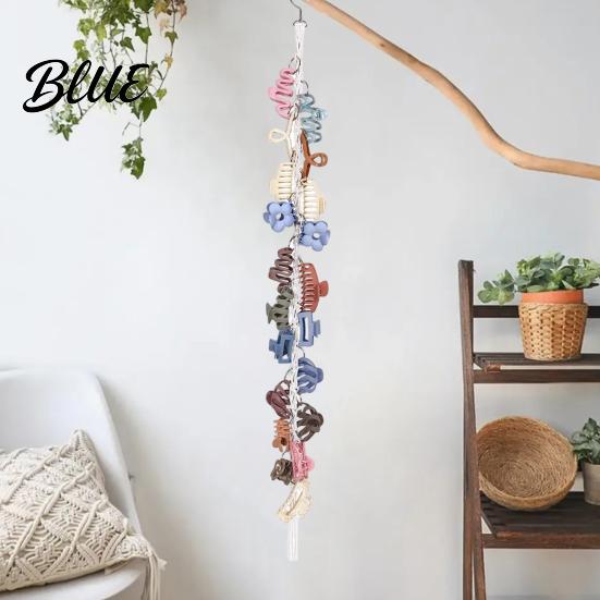 Fashionable Hair Accessory Display Boho Clip Organizer Braided Vertical Claw