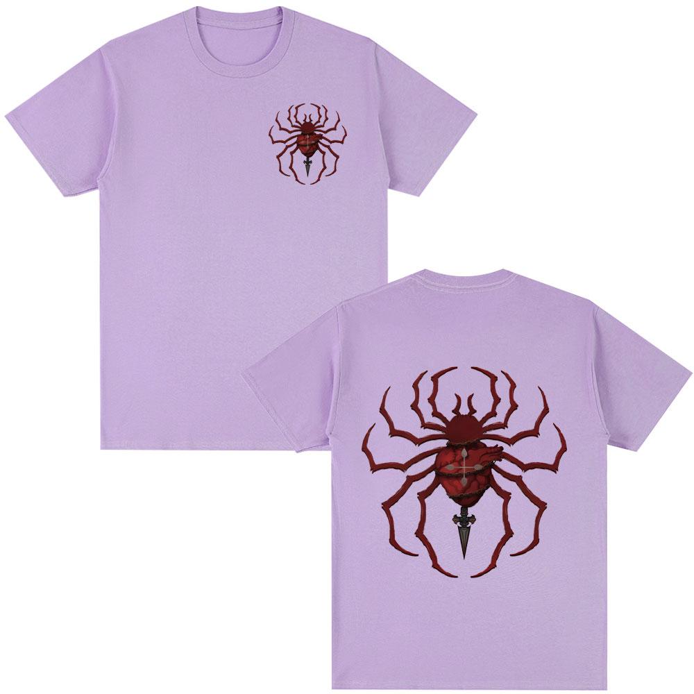 Anime Hunter X Hunter Tshirt Phantom Troupe Spider Logo Unisex Women Short Sleeve T Shirts Cotton Oversized Tshirts Streetwear