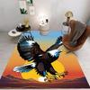 Cartoon Eagle Area Rug Non-Slip Washable Mat for Living Room Bedroom Kitchen Sofa Table Balcony Floor Carpet Home Decor