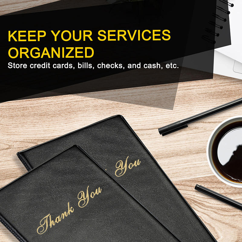 ПУ Папка-чекхолдер для гостевых чеков, держатель для карточек, презентаторы чеков для ресторана, папка для меню официанта, органайзер-чекбук