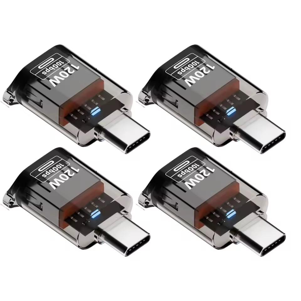 OTG USB C Female To USB A Male Adapter Converter High Speed Transfer for IPhone 16 15 IPad Tablet for Samsung Galaxy Android