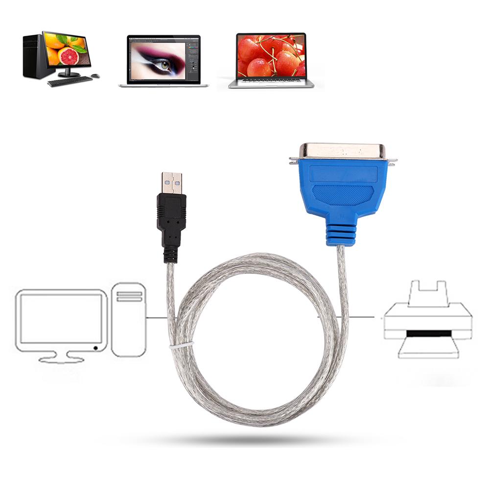 USB-адаптер для принтера 1284 Стандартный интерфейс Cn36 Кабель USB к параллельному порту
