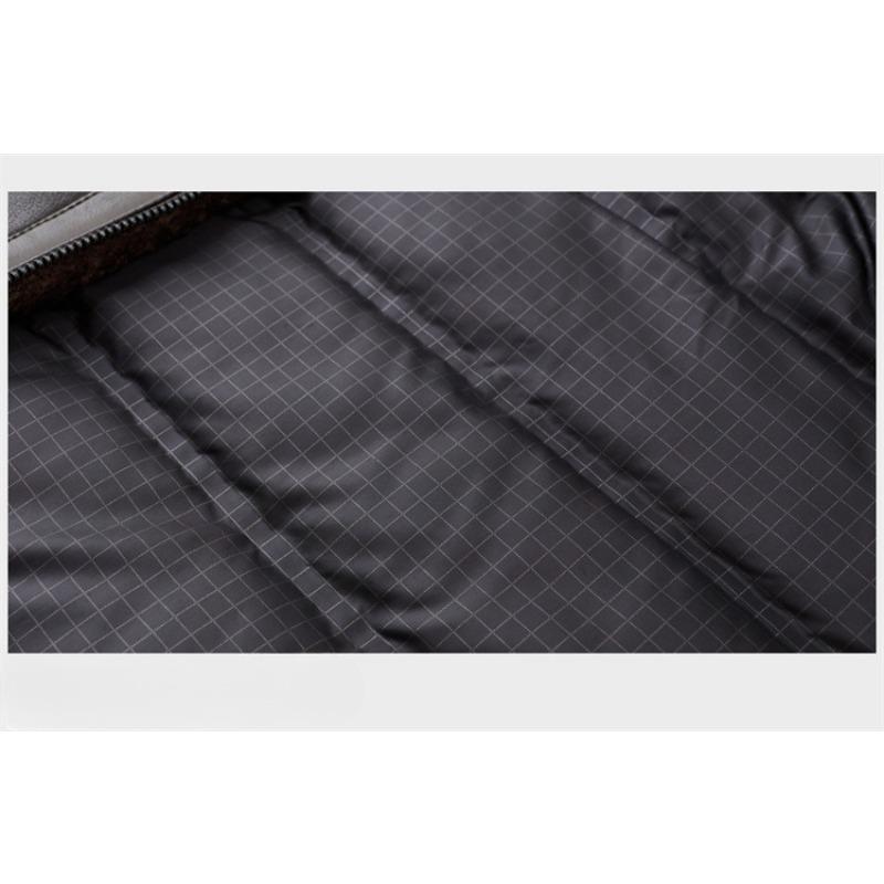 Куртка из натуральной кожи, мужская пуховая куртка, повседневная куртка с лацканами, короткая кожаная куртка, мужская зимняя куртка