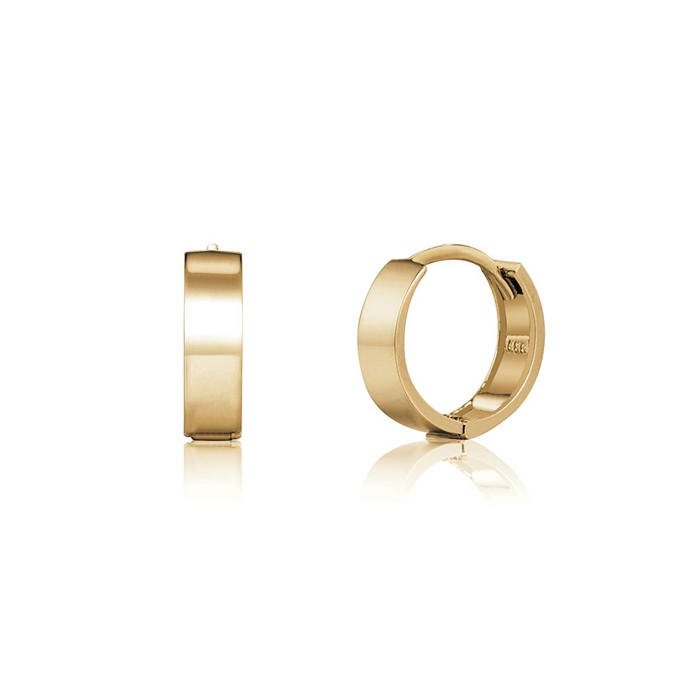 Roseedor Gemflat One-Touch Earrings (Yg)_232100249