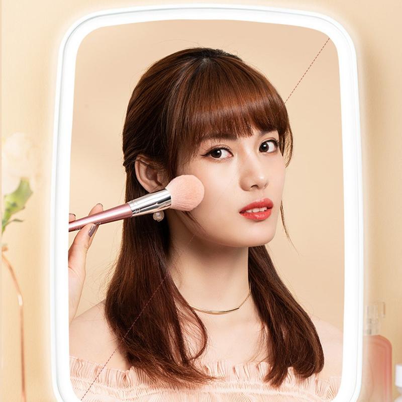 Cosmetic Mirror LED PORTABLE PORTABLE LIGHT WITH ANTI-BLUE COSMETIC STATIONARY FLIGEMENT COMMISSION | Bath Mirror