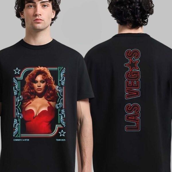 Beyonce Cowboy Carter Tour 2025 Las Vegas TShirt Retro Style TShirt Unisex T-Shirt