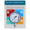 Xin Tester Water pressure gauge Stainless Steel G 1/4 G1/2 Oil Hydraulic air Vacuum Manometer 0-60mpa Diameter 100mm YN100