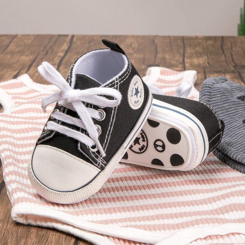 Осенне-зимняя новая детская парусиновая обувь, классическая парусиновая обувь, обувь для малышей с противоскользящей резиновой подошвой, детская обувь