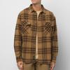 Vans Plaid Button-Down Pocket Long Sleeve Shirt Men Shirts Yellow VN00006RDZ9