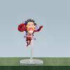 11 см 5 шт./компл. Q-версия Impish Luffy Funny One Piece Gear 4 Luffy аниме-фигурки ПВХ модель игрушки настольное украшение для автомобиля