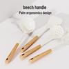 Wenlun Mountain Beechwood Silicone 6-Piece Kitchen Utensil Set